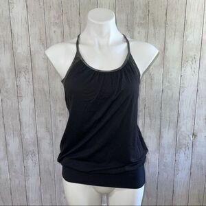 Lululemon No Limit Tank Black / Retro Camo size 4